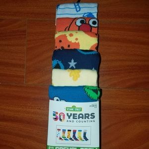 Set of 6 Sesame Street Socks